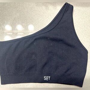 BNWOT SetActive Sculptflex Ribbed One Shoulder Bra